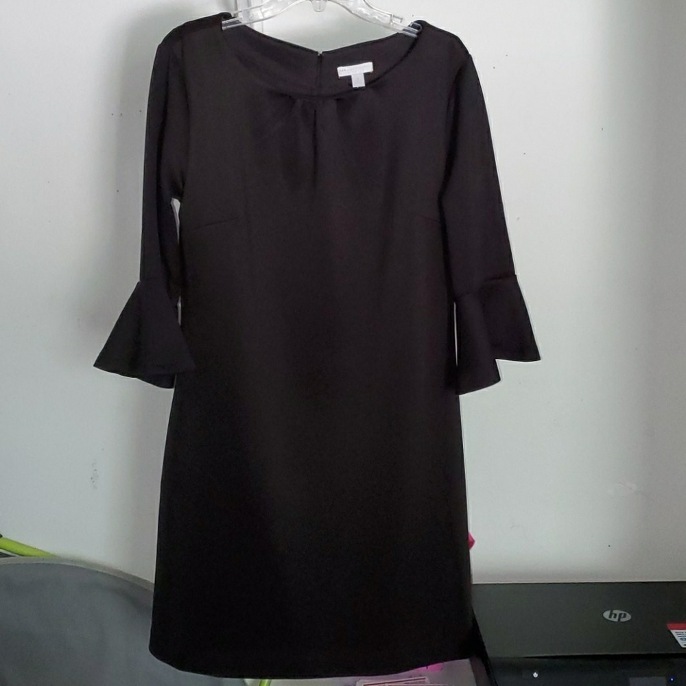 NWT Black bell sleeve dress